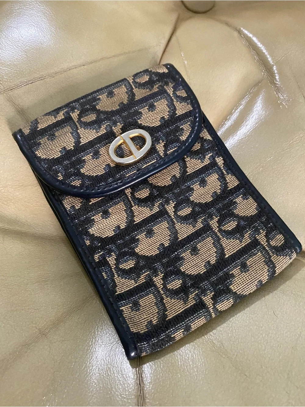 SALE! Dior Vintage Set Accessories Wallet Key Pouch Note Holder Trotter Logo
